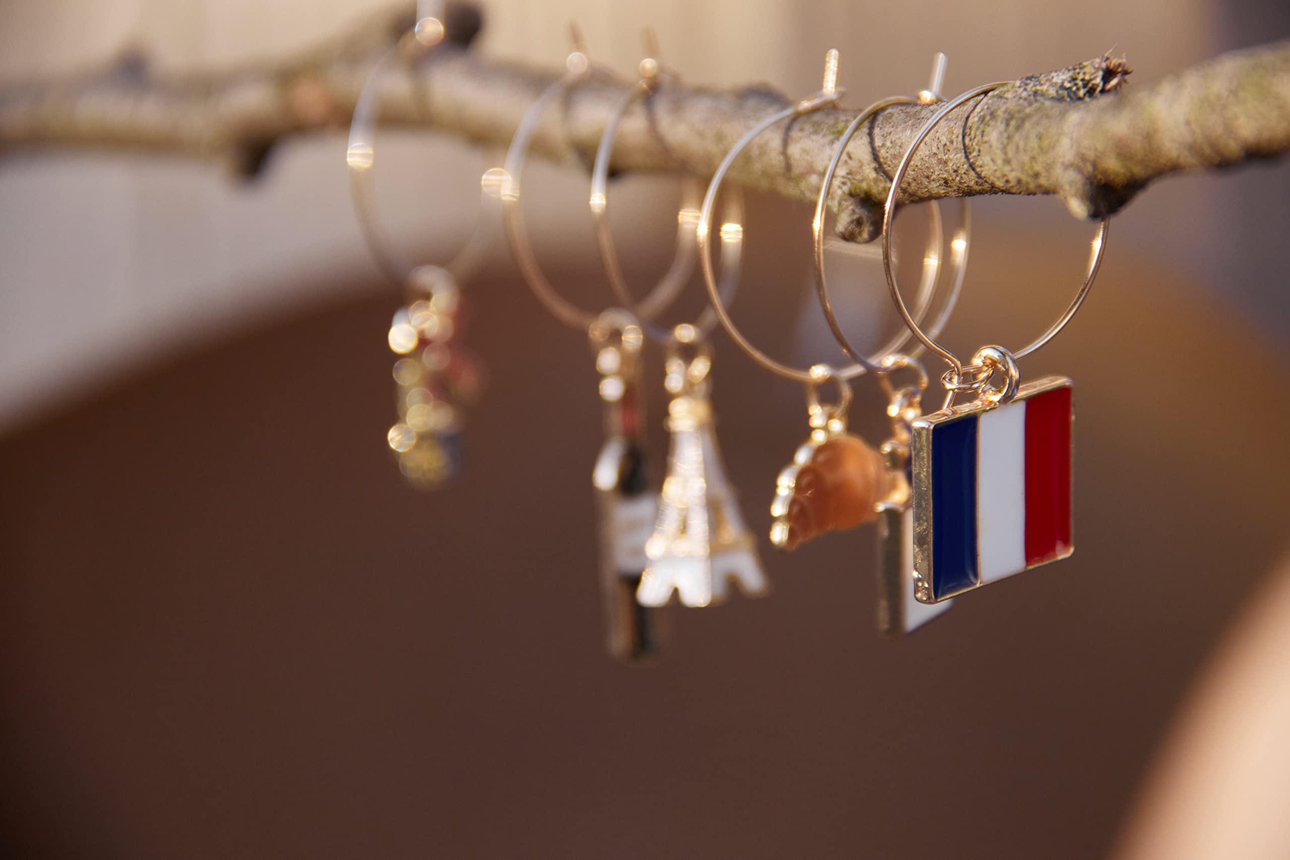 Serendipity croissant charm provides a tasteful accent for occasions