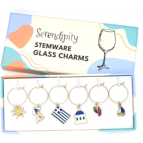 Serendipity grape charm celebrates wine culture with subtle shimmer