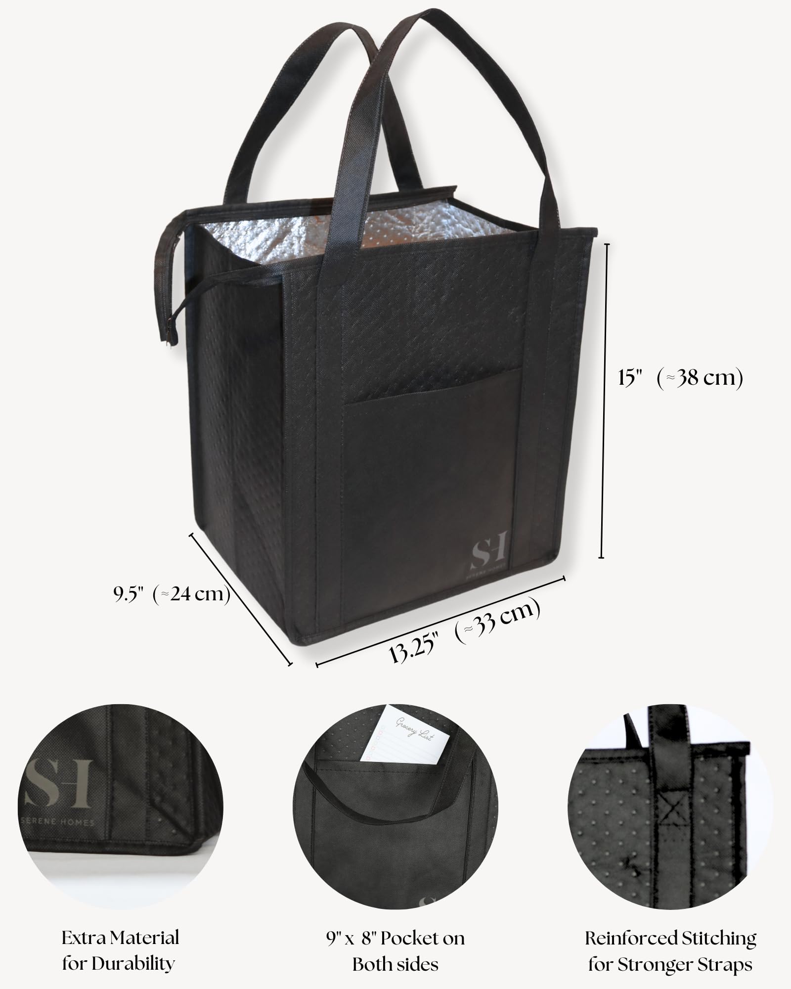 Serene Homes food-delivery bag keeps meals warm or cold