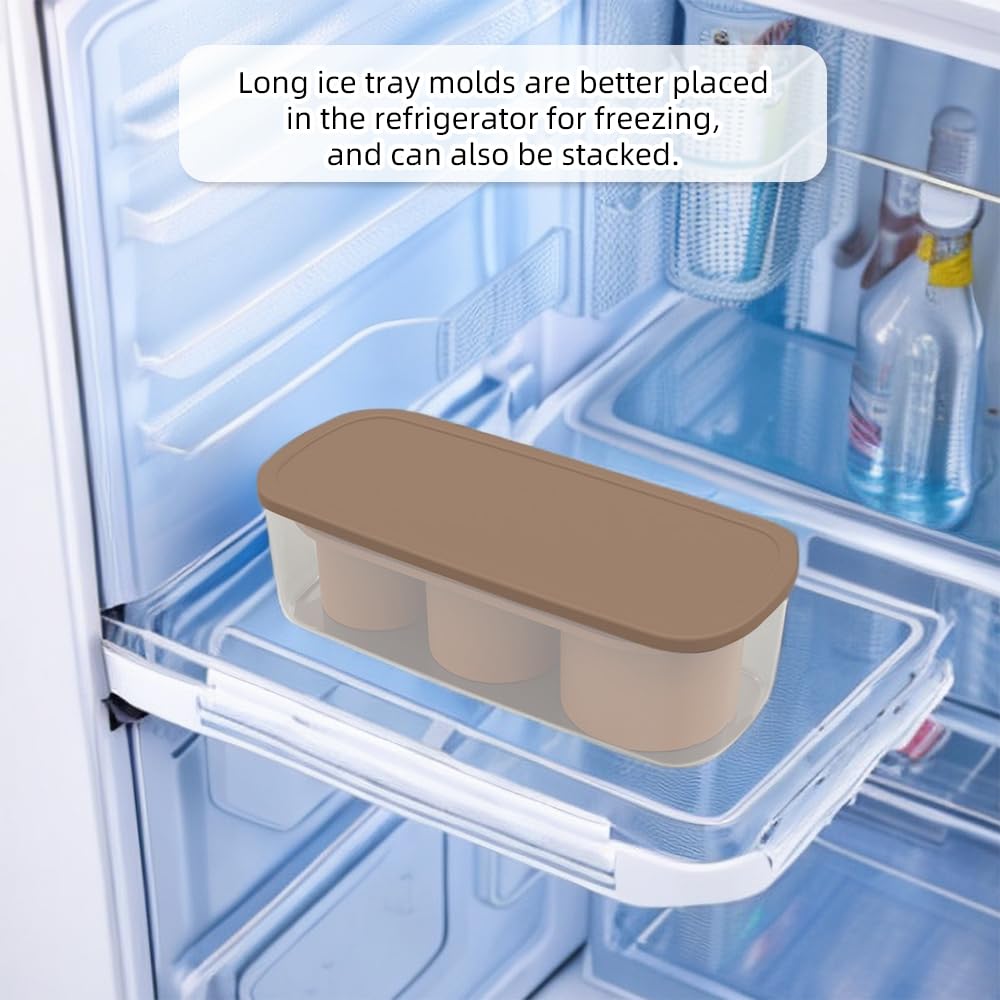 SERENEWARE two-color pack yields six cylindrical ice cubes