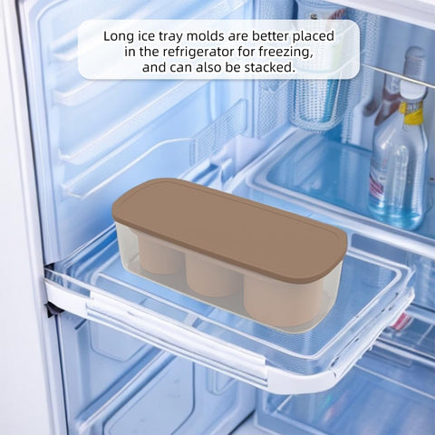 SERENEWARE two-color pack yields six cylindrical ice cubes