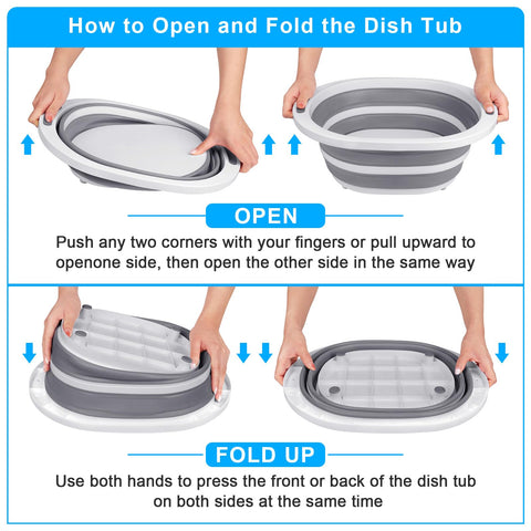 Seropy 7.5L capacity supports dishes, produce, or light laundry