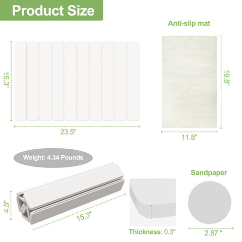 Seropy easy-clean mat rinses, wipes, and air dries