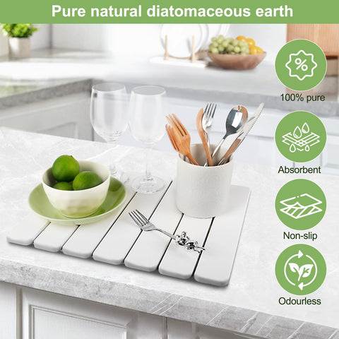 Seropy stone mat used as heat mat for warm dishes.
