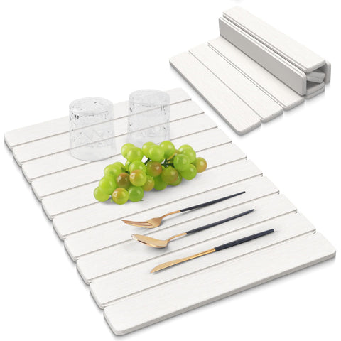 Seropy large stone drying mat on counter with fast absorption
