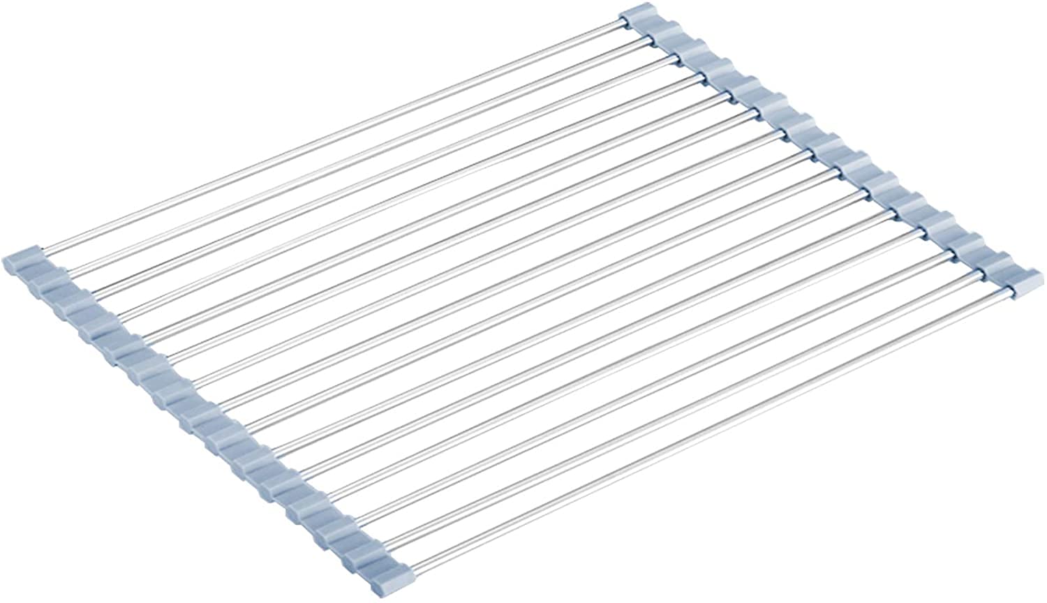 Seropy roll up rack saves counter space on busy kitchen counters.
