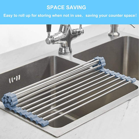 Seropy stainless steel tubes provide sturdy support for heavy pans.