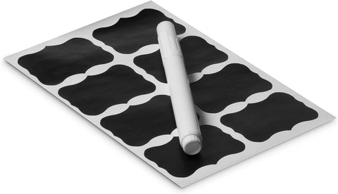 Seseno bonus labels with chalk marker help label and organize pantry items