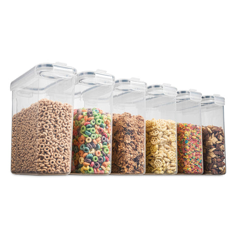 Seseno cereal container with labels and chalk marker included.