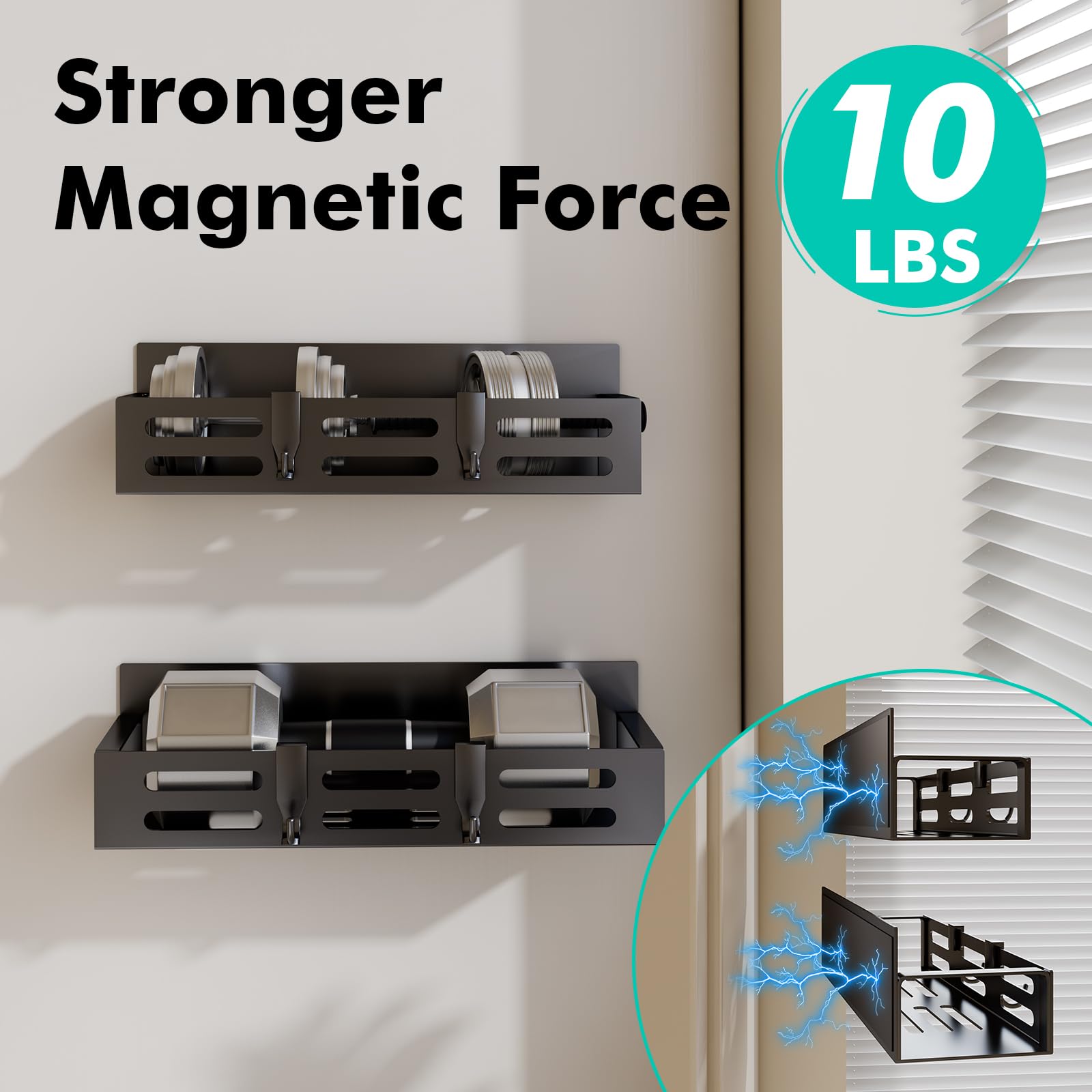 SETBAOO paper towel holder integrated unit keeps towels within reach.