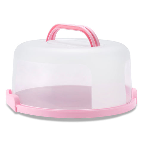 SETLUX cake carrier with bottom locking clamps protecting contents during transport