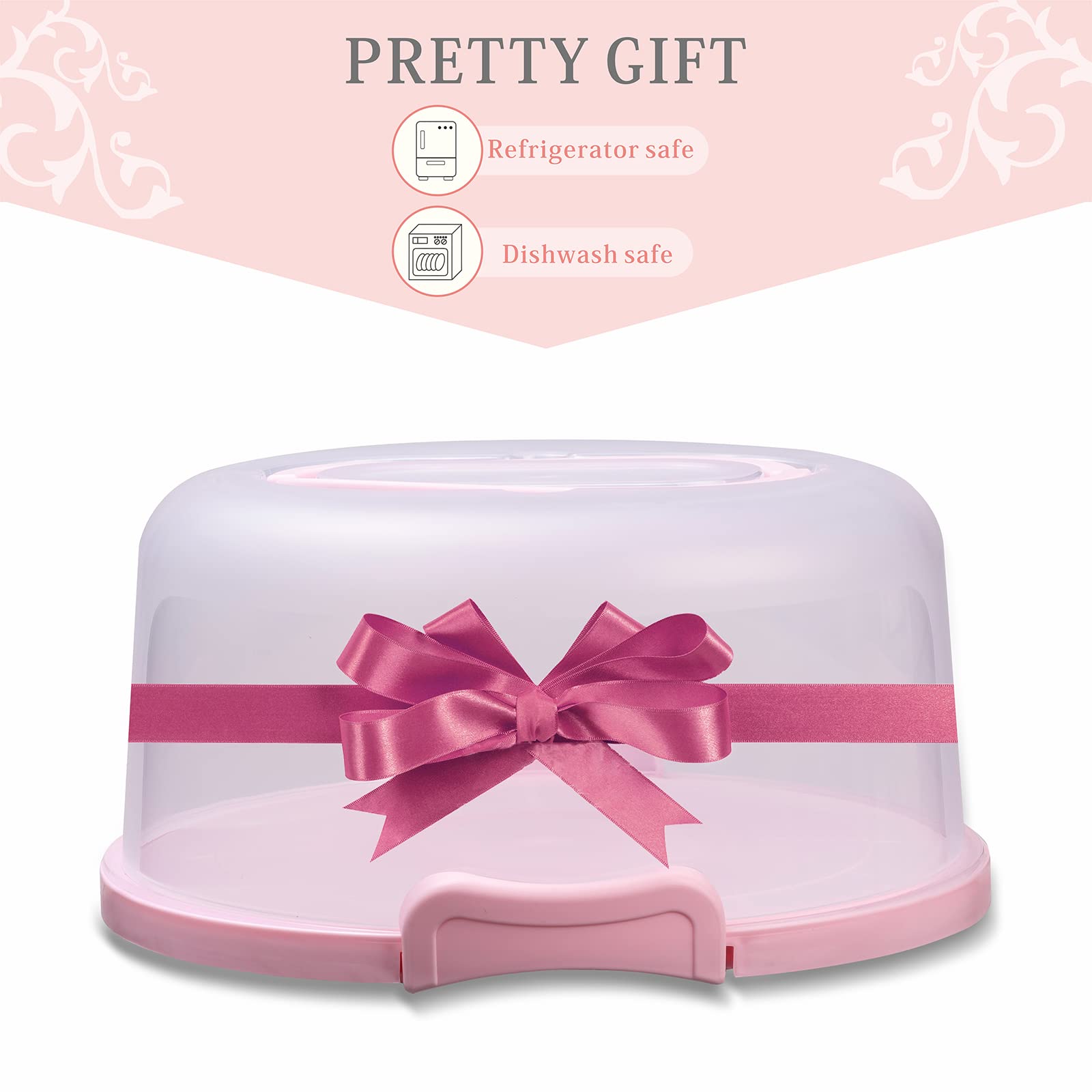 SETLUX travel friendly cake holder offers practical transport and storage