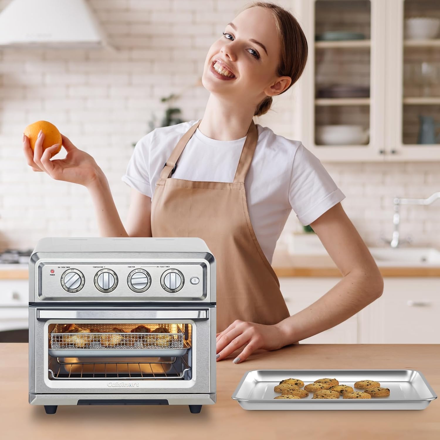 SettleDown tray in use, promoting even cooking and convenience