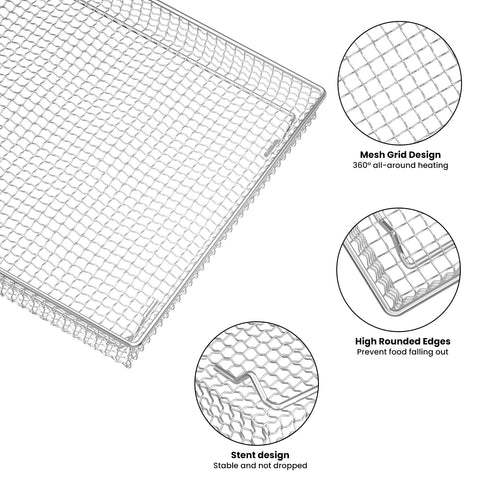 SettleDown 360-degree heat circulation promotes even browning without hotspots.