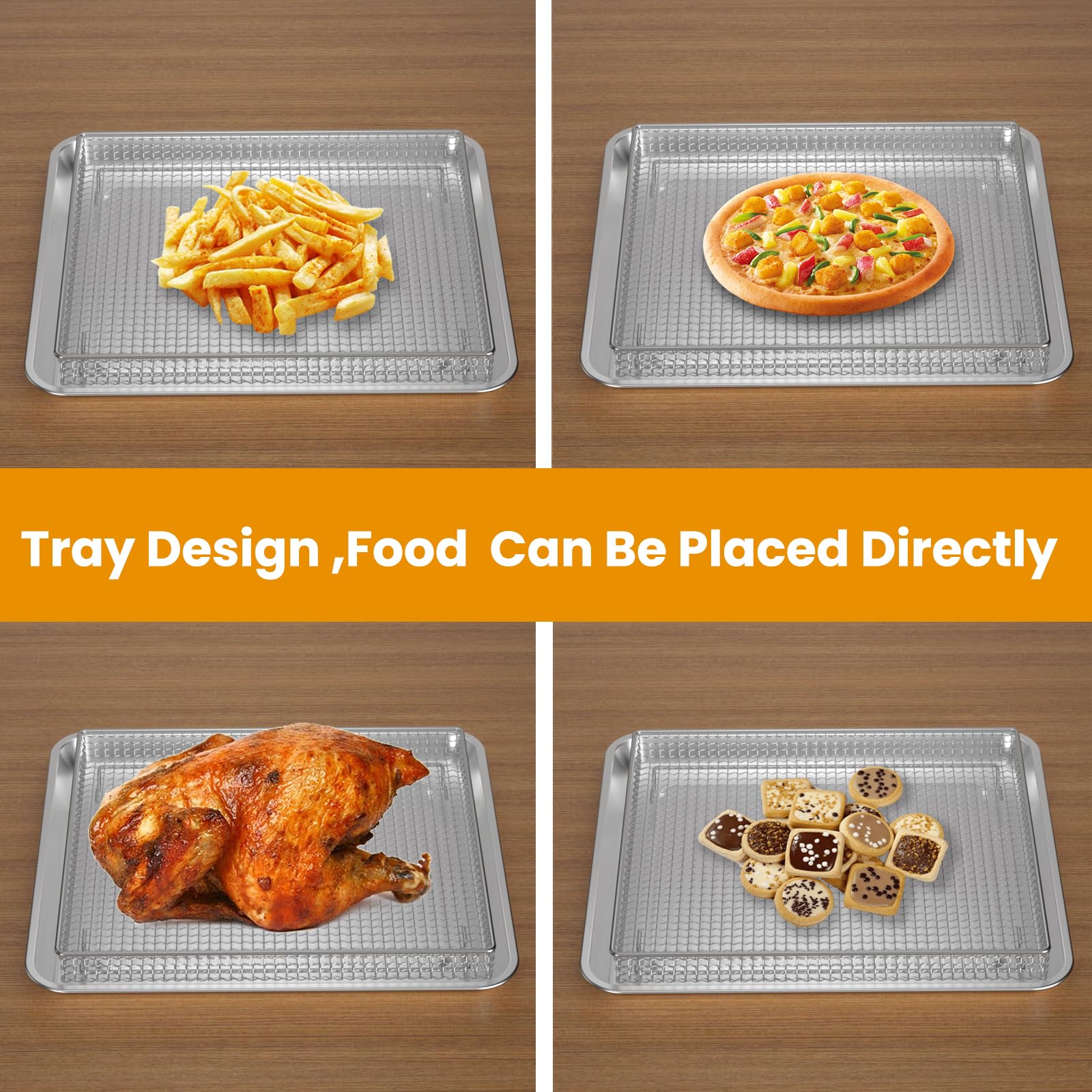 SettleDown easy-clean tray ideal for daily cooking