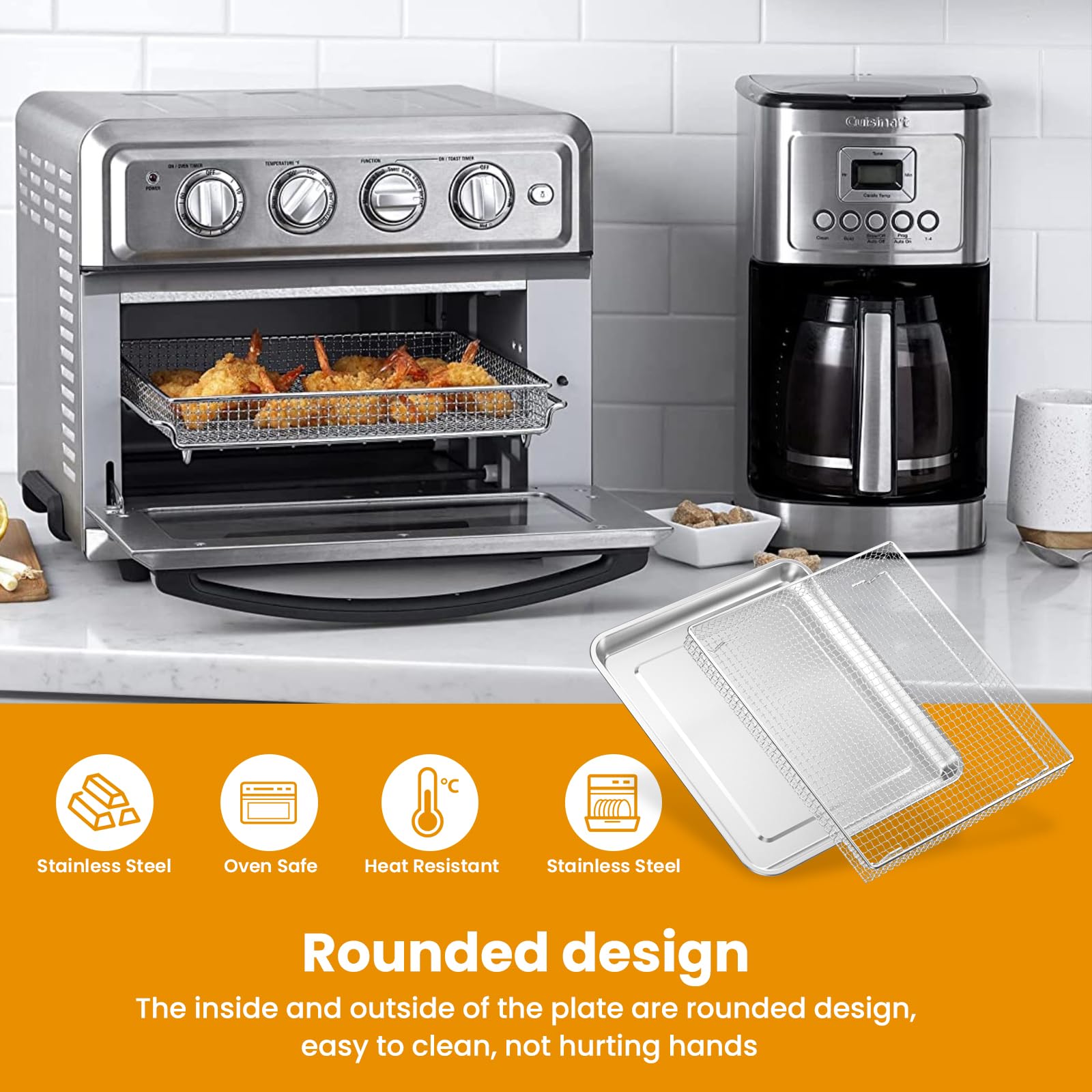 SettleDown heat-resistant tray endures high temperatures for versatile use