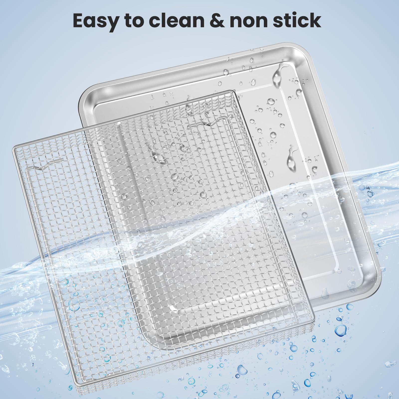 SettleDown durable, high-temperature stainless steel construction for lasting use