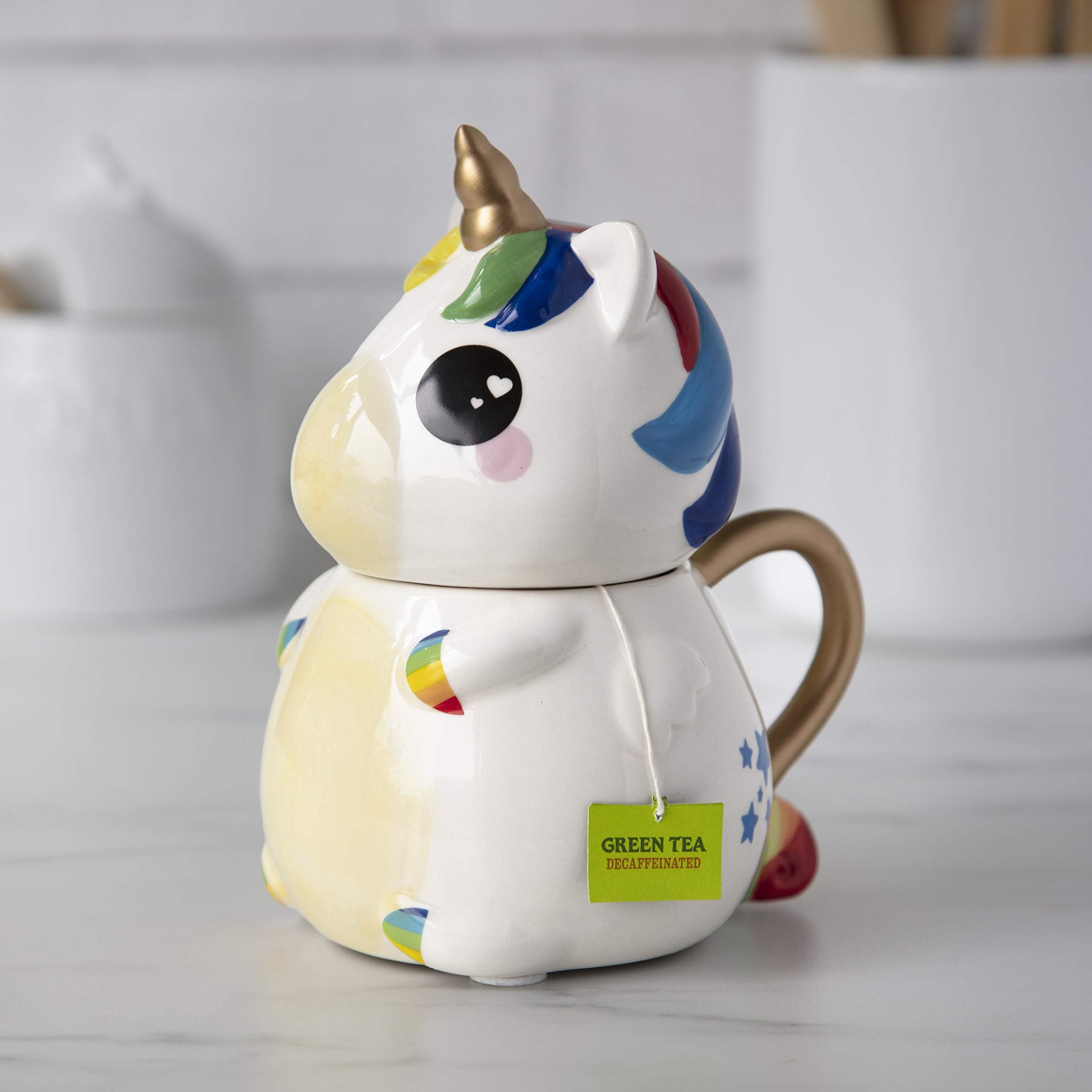 Seven20 gift-ready unicorn mug ideal for birthdays or Pride celebrations.
