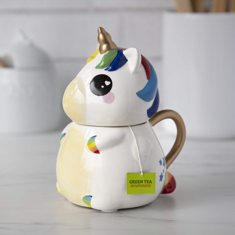 Seven20 gift-ready unicorn mug ideal for birthdays or Pride celebrations.