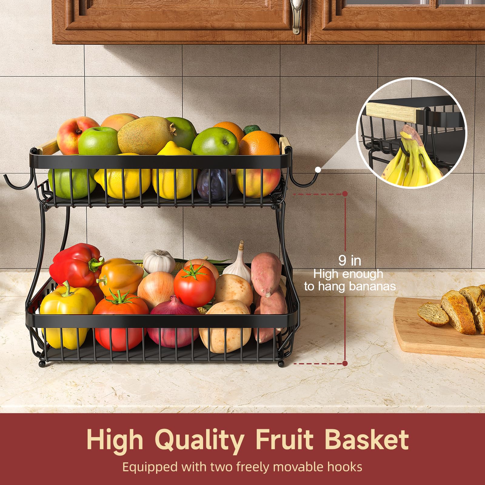 Sevenblue stackable design saves counter space for busy kitchens.