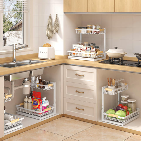 Sevenblue broad compatibility for kitchen, bathroom, and cabinet storage.