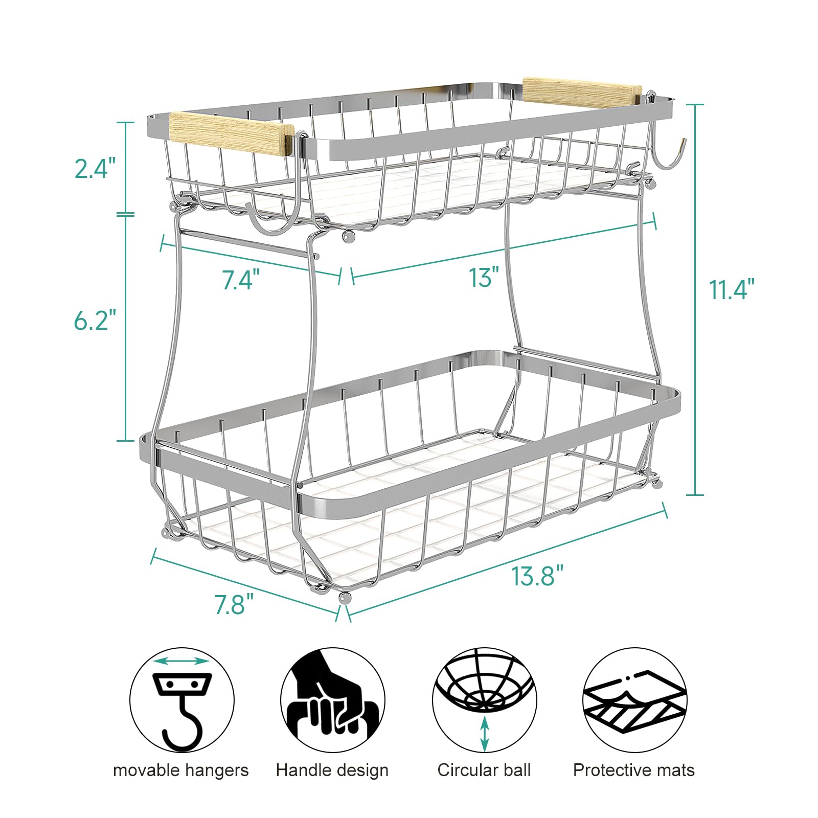 Sevenblue Easy 30-second assembly for fast setup on kitchen counters.