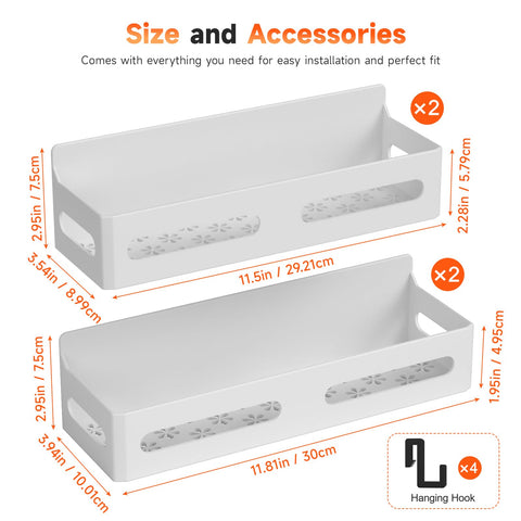 Sevenblue fridge organizer helps maximize space in compact kitchens.