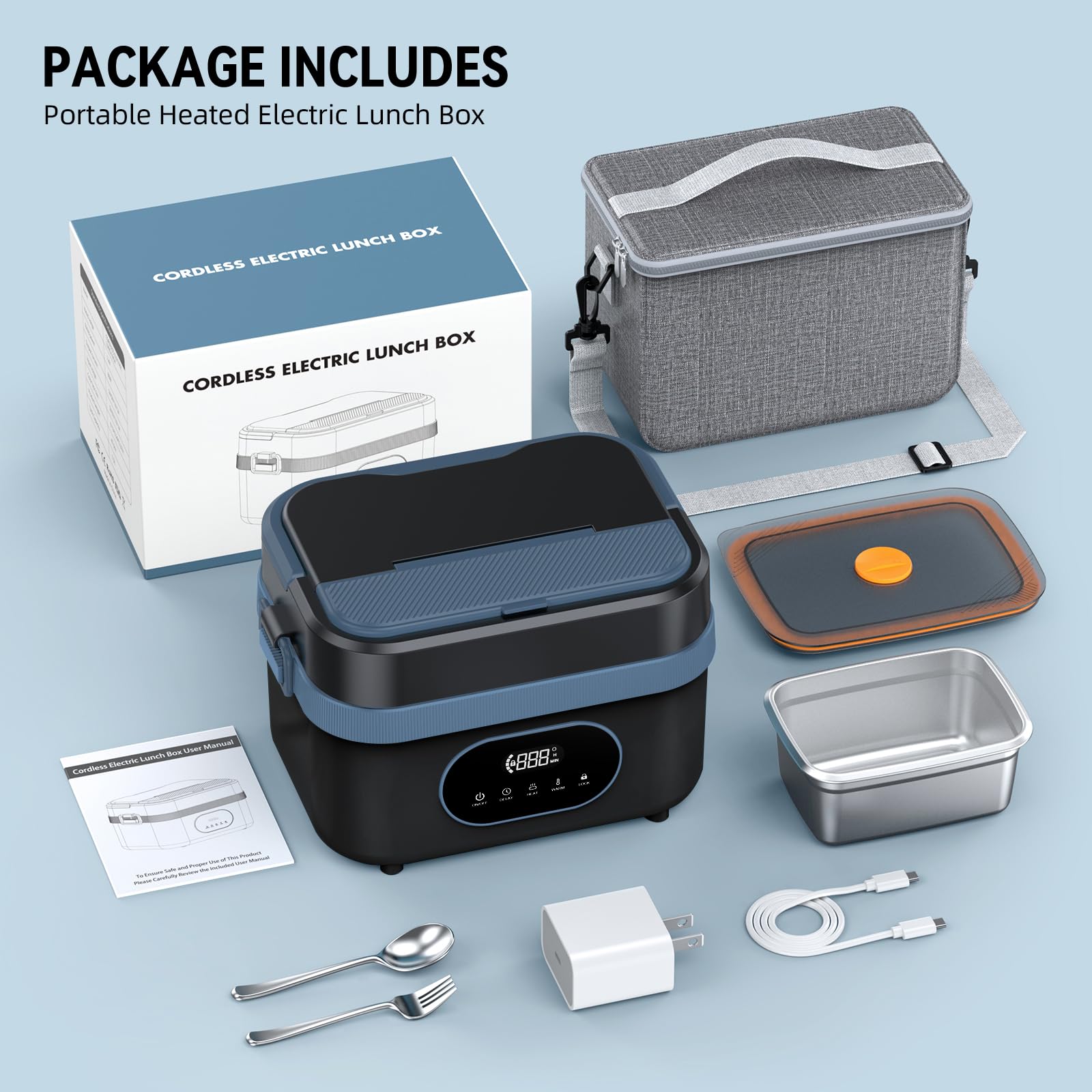 Sevenmeet lunch box use scenarios at office travel and outdoor activities