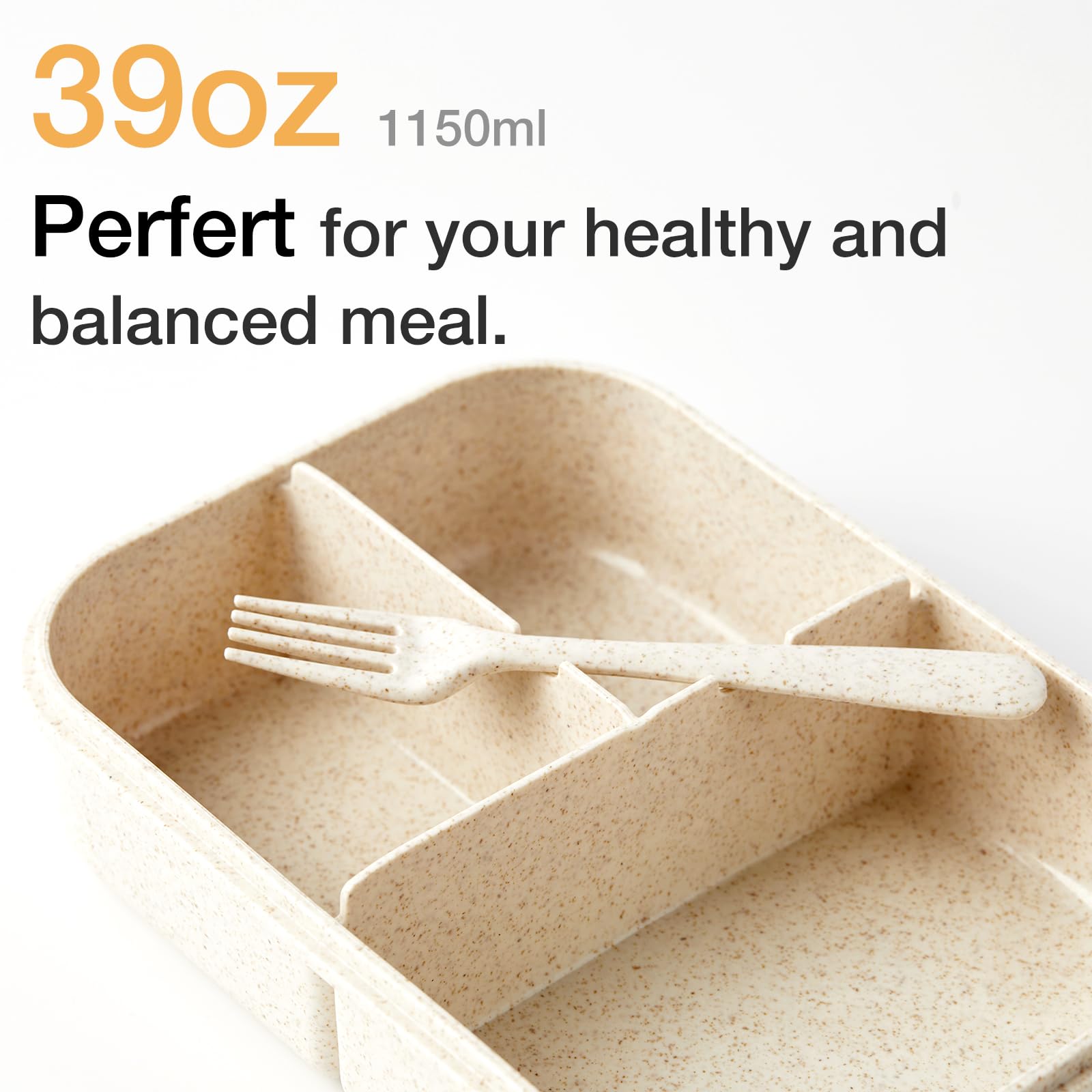 SEVENY Bento Box BPA-free icon emphasizes safe, toxin-free meal prep.