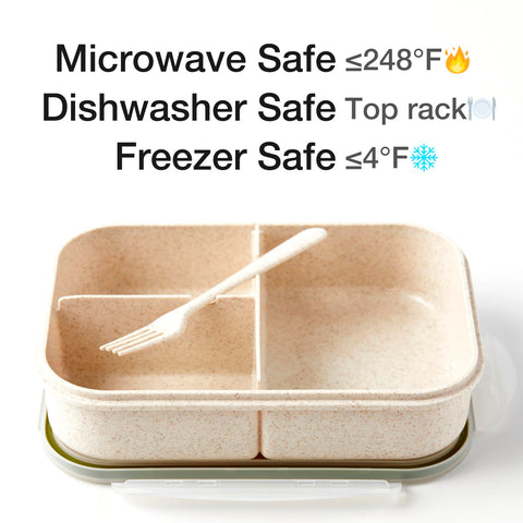 SEVENY Bento Box texture close-up highlights durable wheat fiber that lasts.