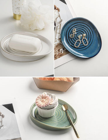 Seyatoo glazed green accent elevates any kitchen counter decor.