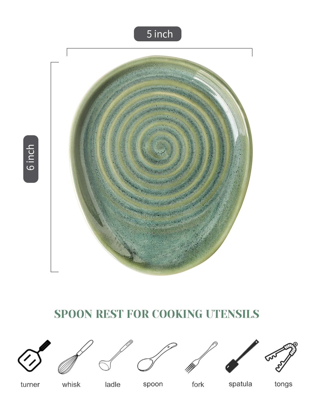 Seyatoo spoon holder for kitchen counter frees up drawer space.