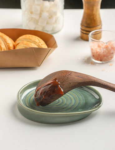 Seyatoo spoon rest doubles as a soap dish or jewelry tray.