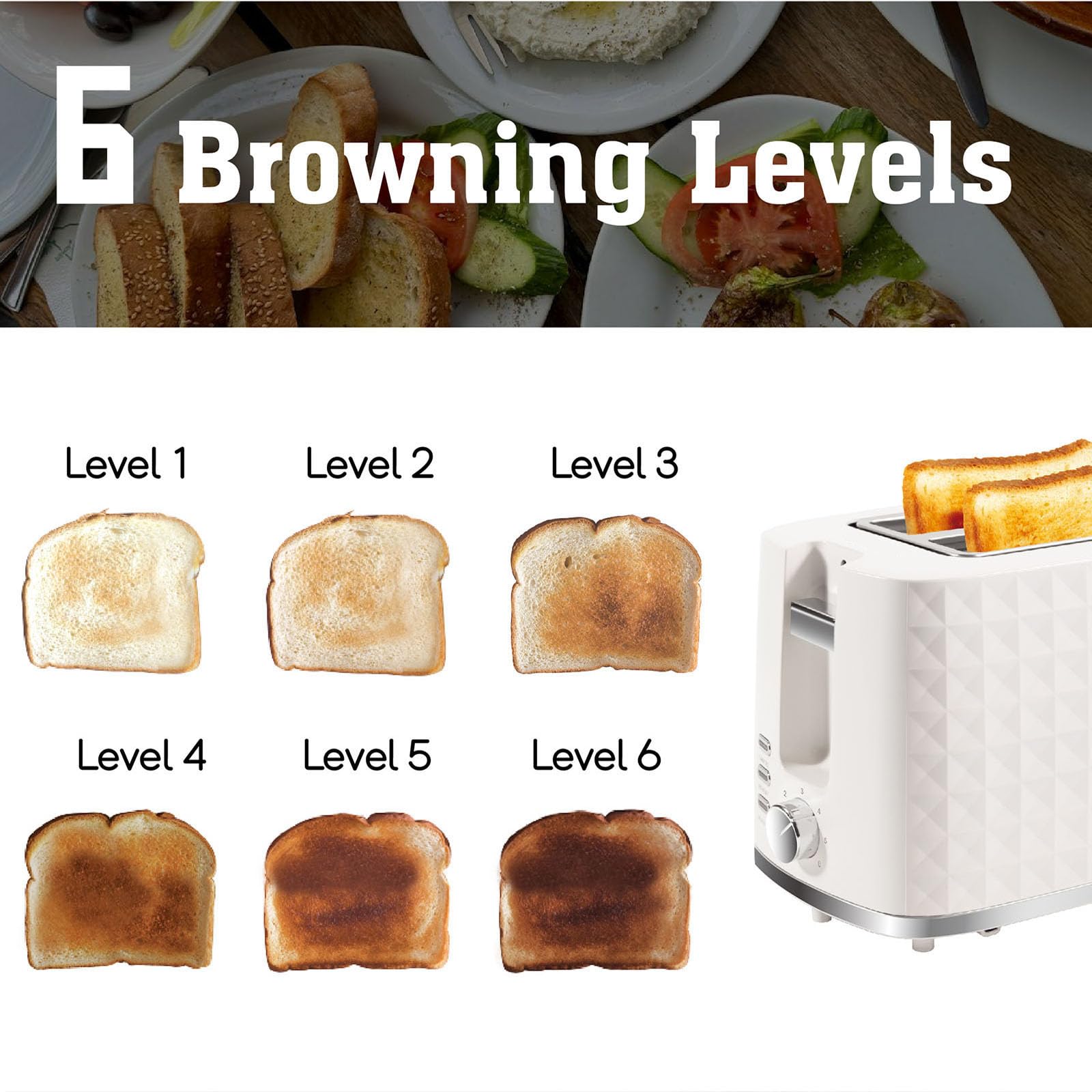 Seydere toaster bagel function to toast bagel halves evenly.