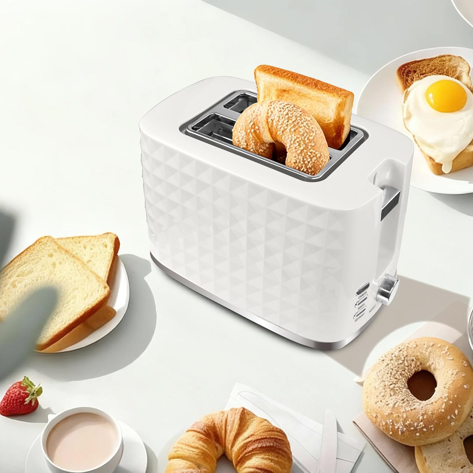 Seydere toaster reheat function gently warms leftovers without overtoasting.