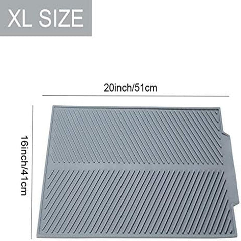 SFBBCLOZ dish drying mat is washable and durable.