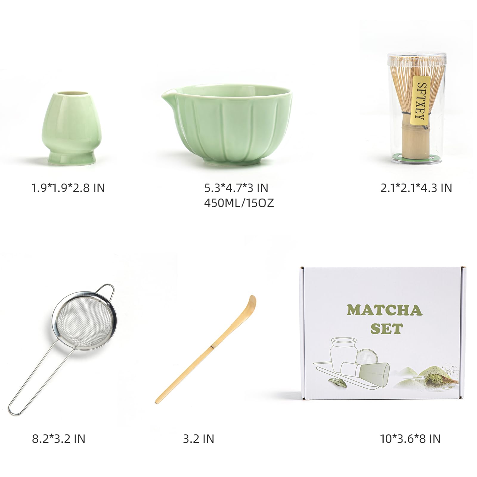 SFTXEY matcha set gift box ready for gifting