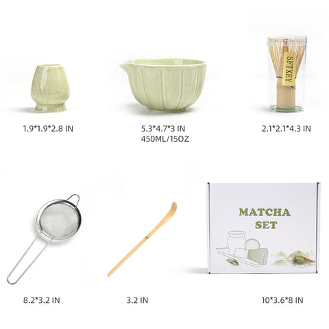 SFTXEY gift-packaged 5-piece matcha set for gifting