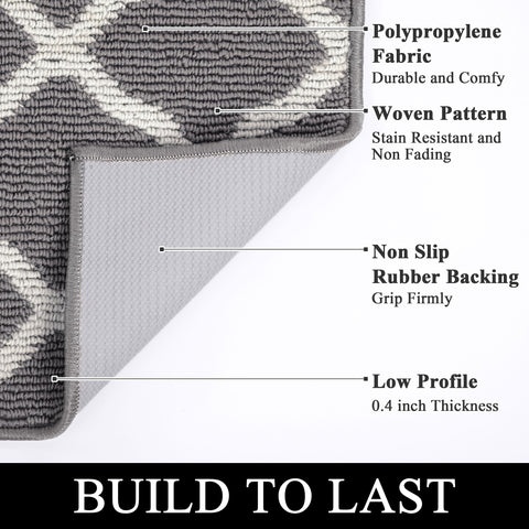 SHACOS door mats low-pile design reduces door snagging.