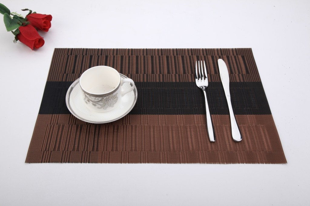 SHACOS Ombre Coffee Black mats highlight spill-friendly surface