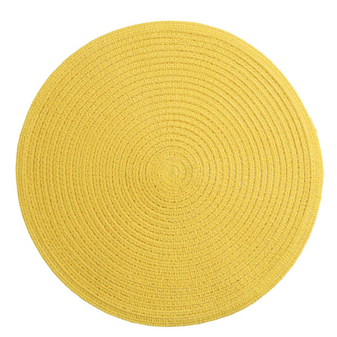 SHACOS yellow placemats ideal for weddings, parties, and celebrations.