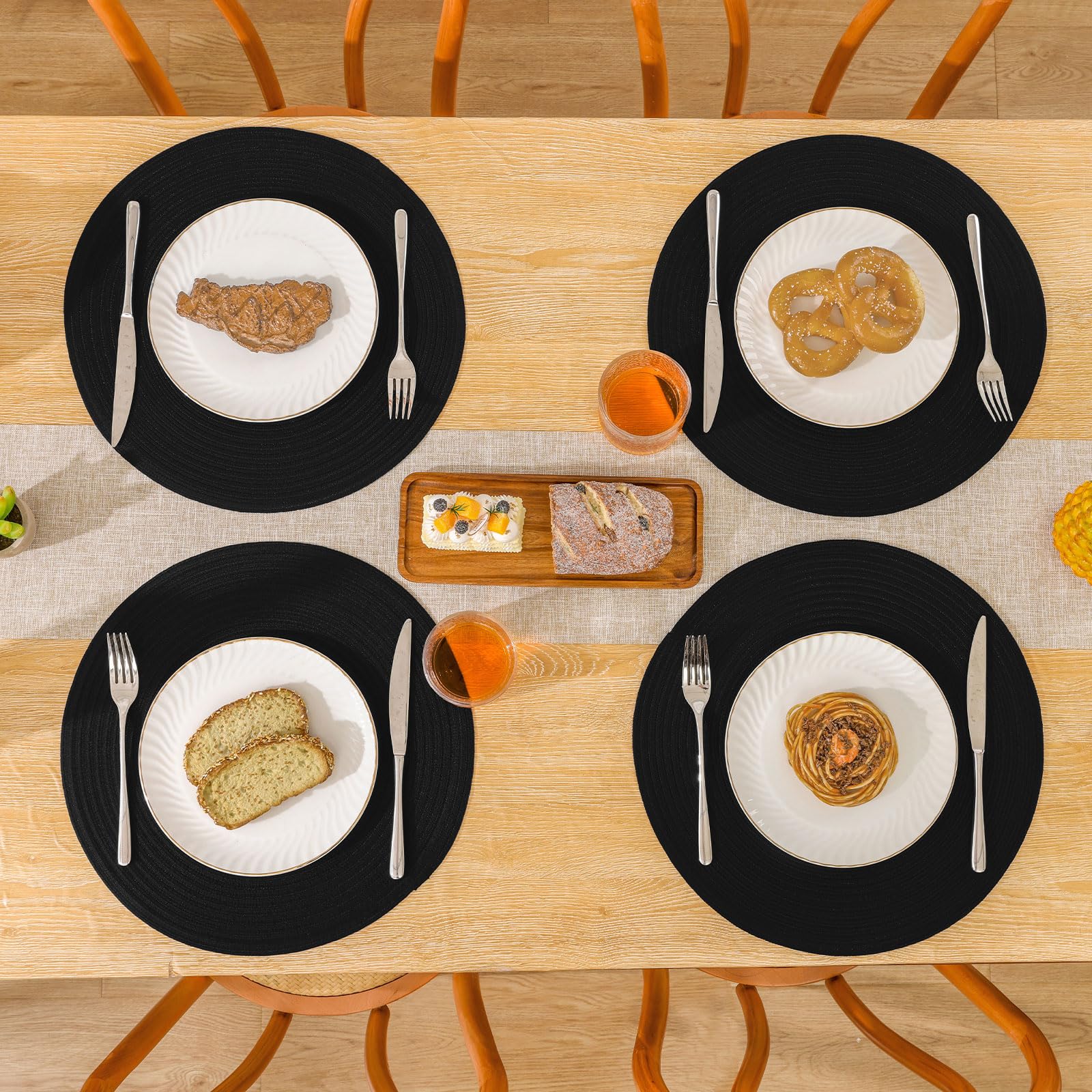 SHACOS mats suit birthdays, holidays, and casual dining with elegance.
