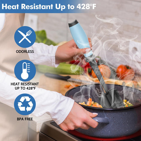 Shadowgallery Meat Chopper Aqua in hand, ergonomic grip for comfortable use