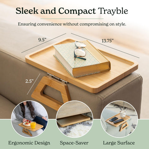 Shamrock Home Trayble sturdy bamboo construction for daily use
