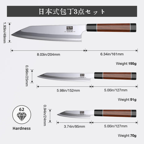 SHAN ZU edge sharpness shown for long-lasting razor-like cuts