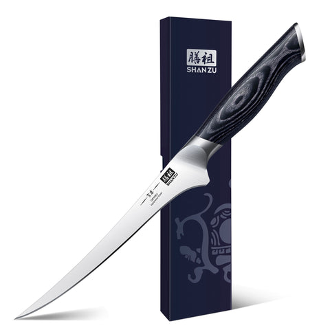 SHAN ZU 7inch fillet knife blade for precise fish filleting