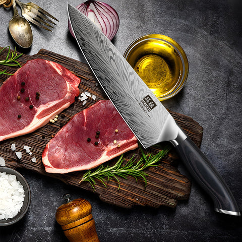 SHAN ZU all-purpose chef knife suited for chopping, slicing, and dicing