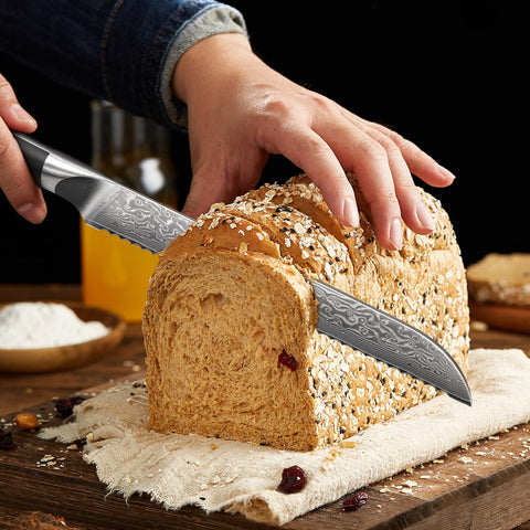 SHAN ZU blade at 15-degree angle supports precise slicing and edge retention.