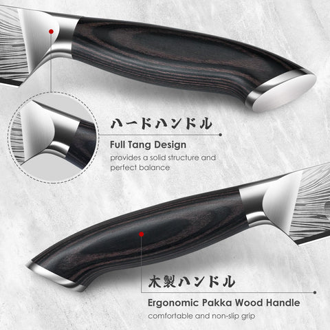 SHAN ZU 12-degree blade angle enables sharp, clean slicing of thick meat.