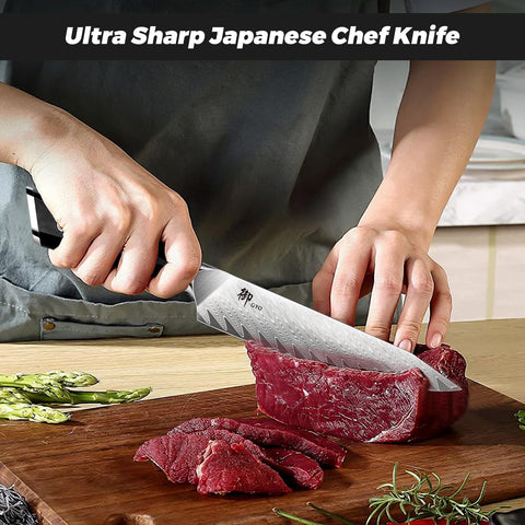 SHAN ZU 6-inch kitchen knife excels at chopping, slicing, and more.